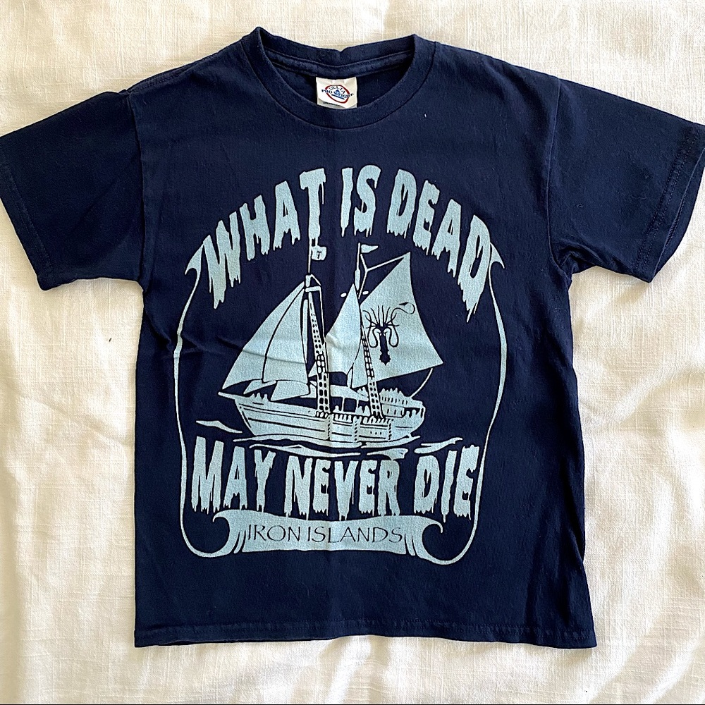 Passive Juice Motel What Is Dead May Never Die GOT T-shirt size 6